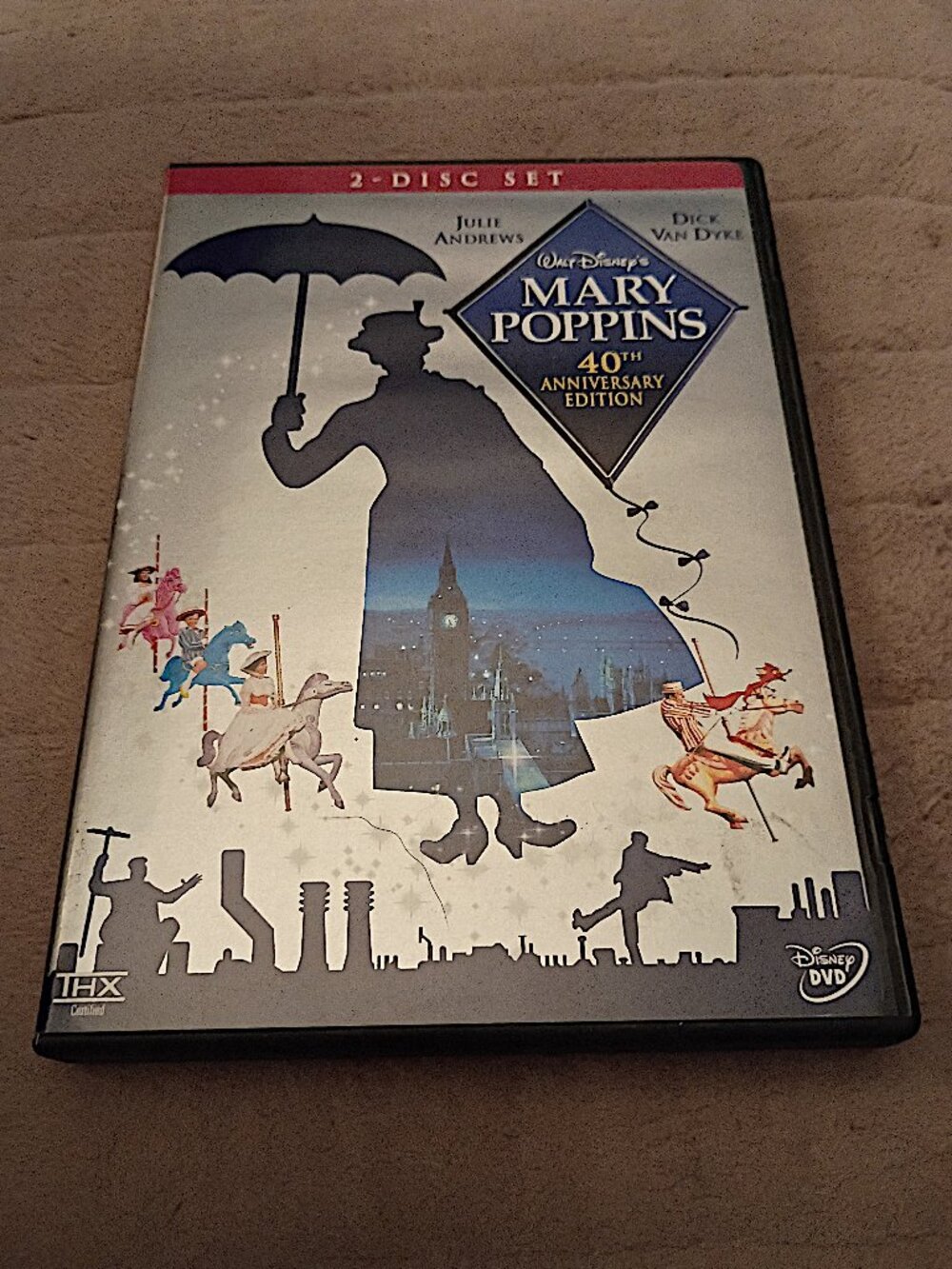 Mary Poppins DVD 2004 2 Disc Set 40th Anniversary Edition Julie Andrews